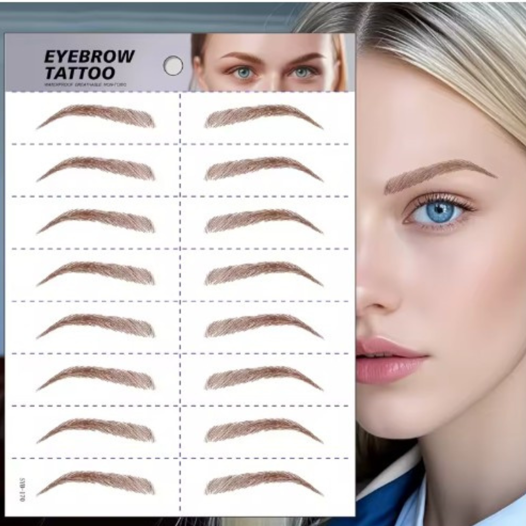 Cejas adhesivas efecto microblading